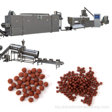 თევზის საკვები Twin Screw Extruder